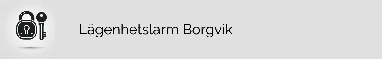 Lägenhetslarm Borgvik