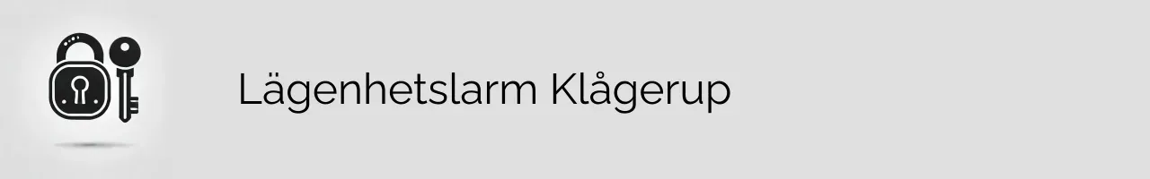 Lägenhetslarm Klågerup